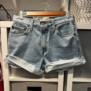 Levi's Blue Jean Shorts High-Waisted Vintage Style